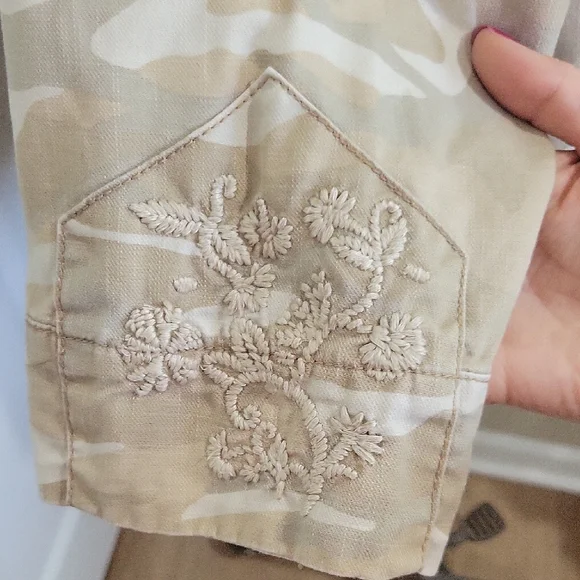 Venezia Cream Cotton Jacket - Picture 3 of 6